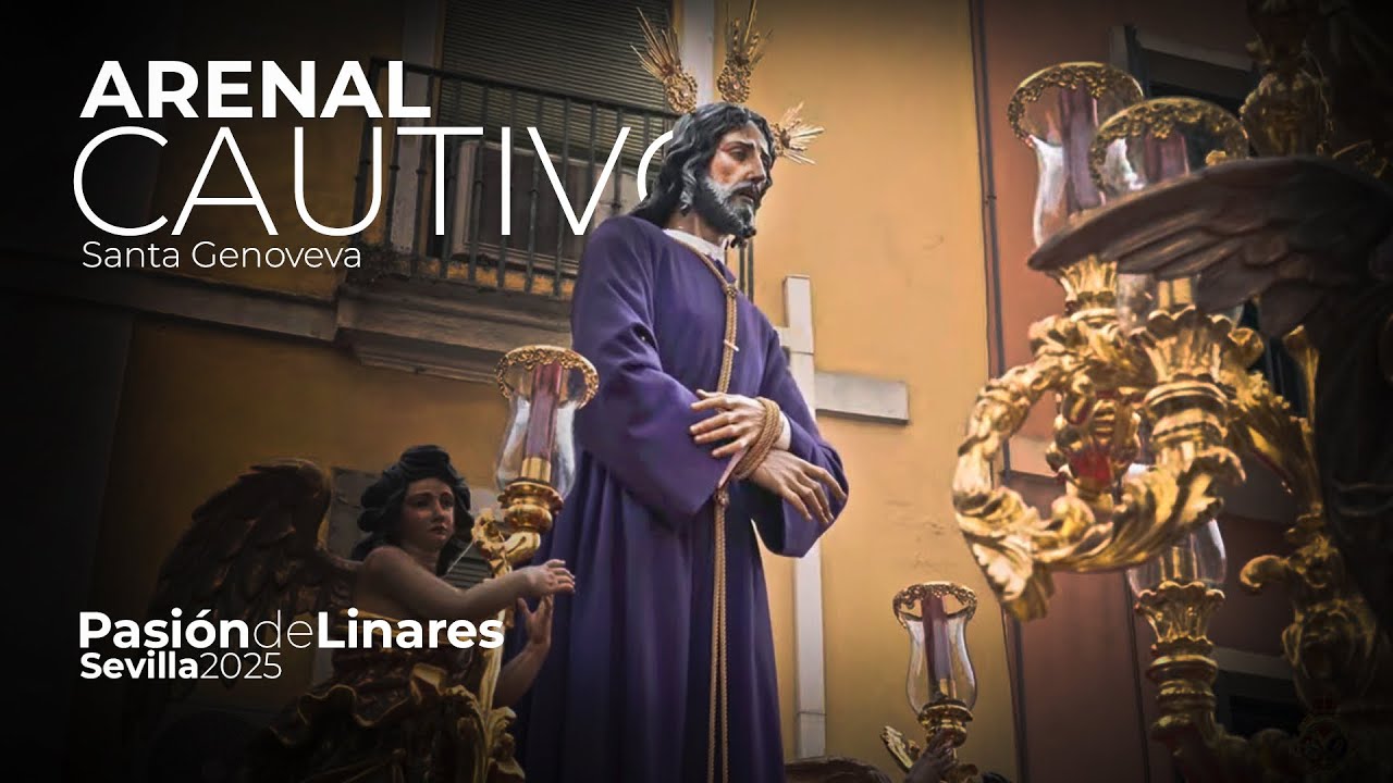 [4K] Nuestro Padre Jesús Cautivo por el Arenal | Pasión de Linares - 2025