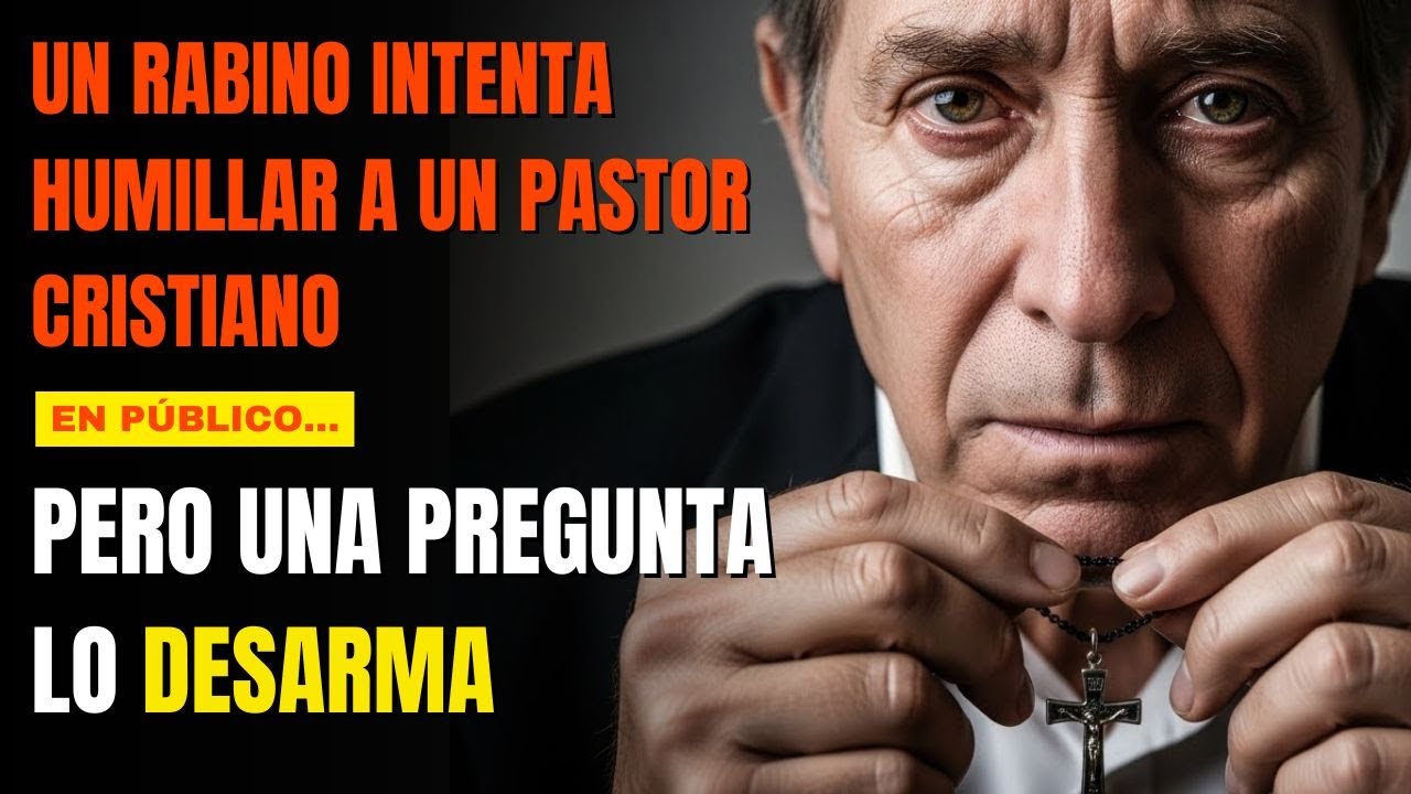 Rabino intenta humillar a un pastor cristiano en público… pero pierde el control con una pregunta