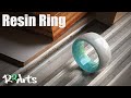 Making a Summer Resin ring/Resin art Jewelryㅣ레진 반지/레진공예_레진아트