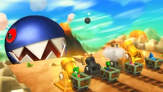 Mario Party 9 Boss Rush - Yoshi Vs Luigi Vs Peach Vs Kamek| Cartoonsmee