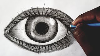 How to draw a realistic eye for beginners part 2