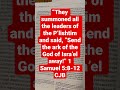 Send The Ark Of The God Of Isra El Away 1 Samuel 5 8 12 CJB Send The Ark Of The God Of Isra El Away 1 Samuel 5 8 12 CJB