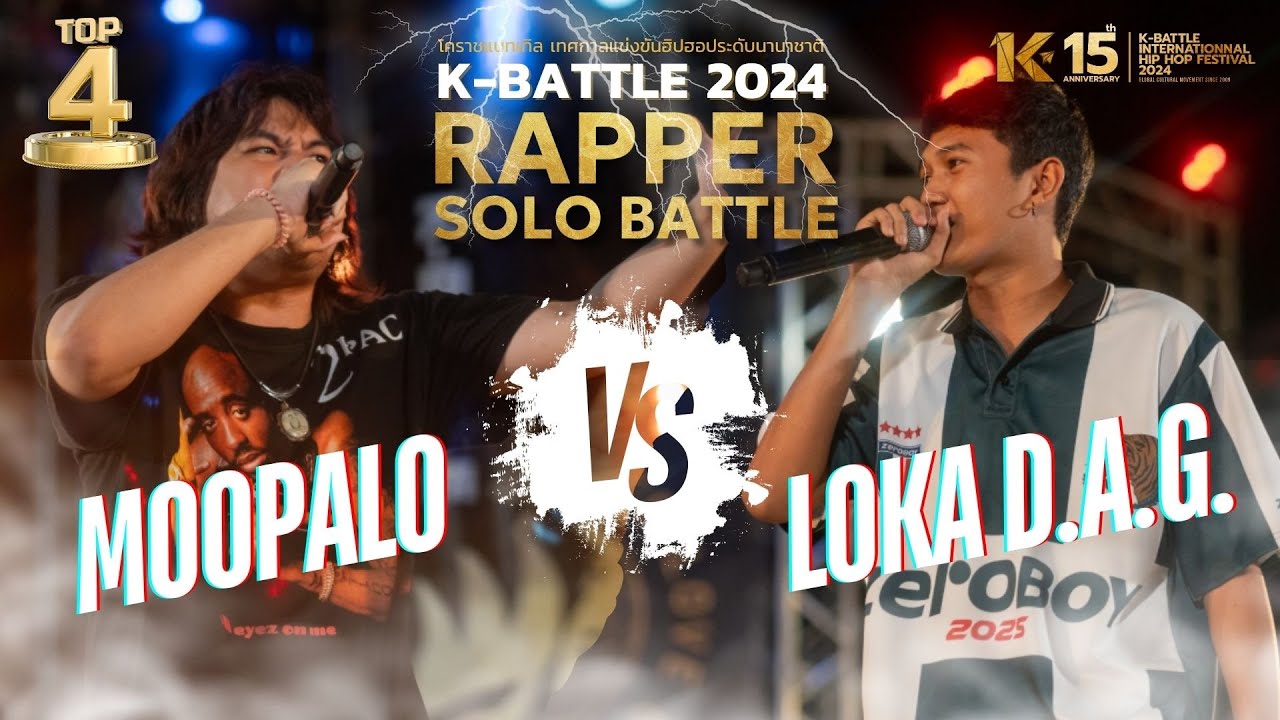 Loka Rpper LOKA D A G VS MOOPALO | RAPPER TOP 4 | K-Battle 2024 - YouTube