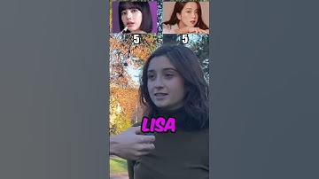 LISA OR JISOO? Who is more POPULAR? #blackpink #blink #kpop #lisa #jisoo #jennie #rosé
