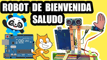 ✅ DIY ROBOT DE BIENVENIDA ARDUINO MBLOCK - SCRATCH - SUPER FÁCIL