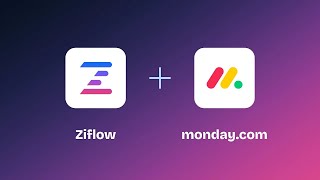 Ziflow's integration with monday.com