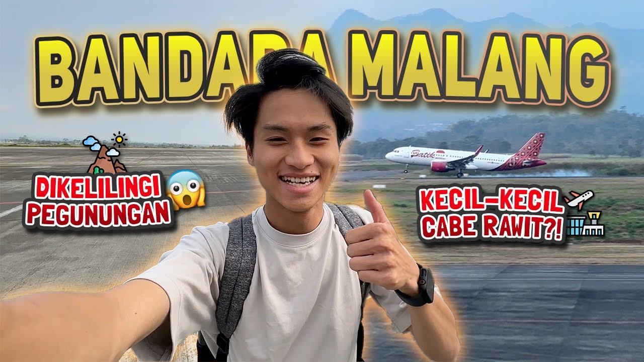 Kecil tapi KEREN BANGET⁉️Bandara Abdulrachman Saleh di Malang, Jawa Timur yang BERSEJARAH✈️🇮🇩