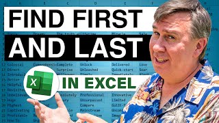 Excel - Find Earliest and Latest Times For Each Day - Duel 176 - Episode 1968.5