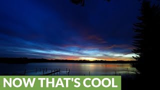 Time lapse captures unreal sunrise over Oregon lake
