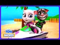 Talking Tom - Vattenskoter-äventyr! | Barnfilm | WildBrain Familjens Lekhus Mp3 Song