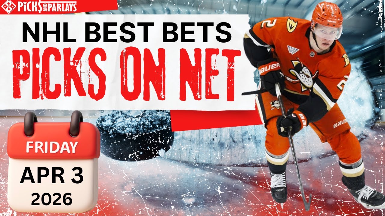 Picks On Net | NHL Picks and Stats | Best NHL Picks for Friday April 3rd, 2026