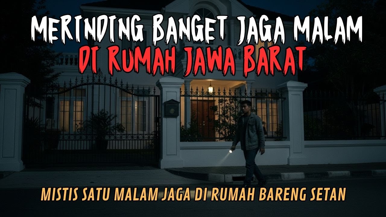 GILAA JAGA MALAM DI RUMAH KOSONG BISA SERAM BEGINI! MISTIS JAGA SATU MALAM BARENG SETAN