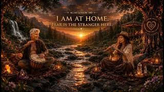 ACIM Lesson 160 | Nighttime Meditation | I Am at Home, Fear Is the Stranger Here