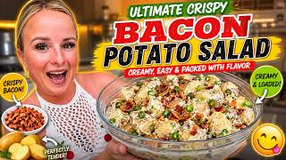 Ultimate Crispy Bacon Potato Salad | Creamy, Easy & Packed with Flavor