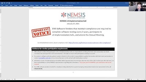 v3 Implementation Call, January 27, 2021