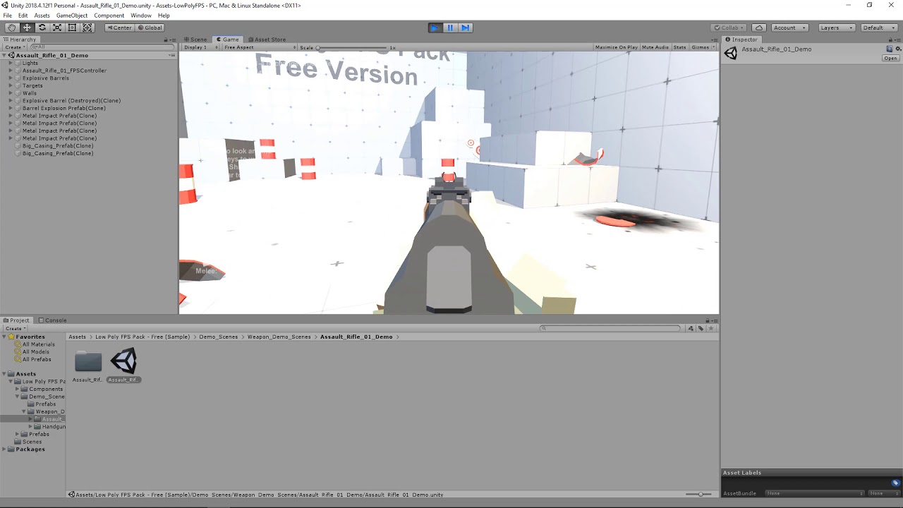 Importando Asset Low Poly FPS Pack - YouTube