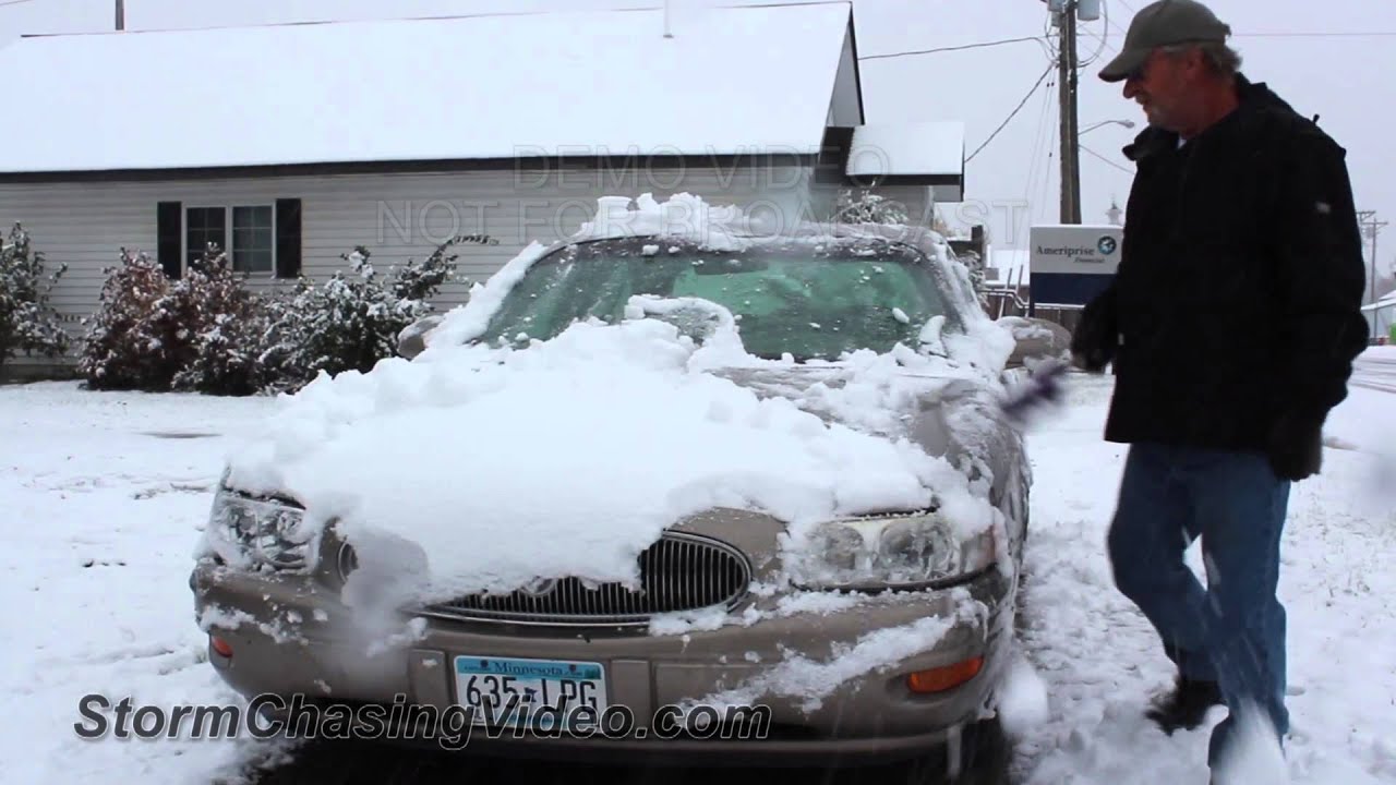 10/20/2013 Wadena, MN Snowstorm Footage