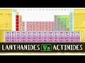 Lanthanides Versus Actinides: Key Differences and Properties