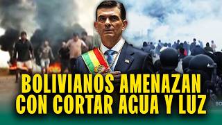 ¿Crímenes de guerra en Bolivia?: Protestantes amenazan con cortar agua y luz a ciudades