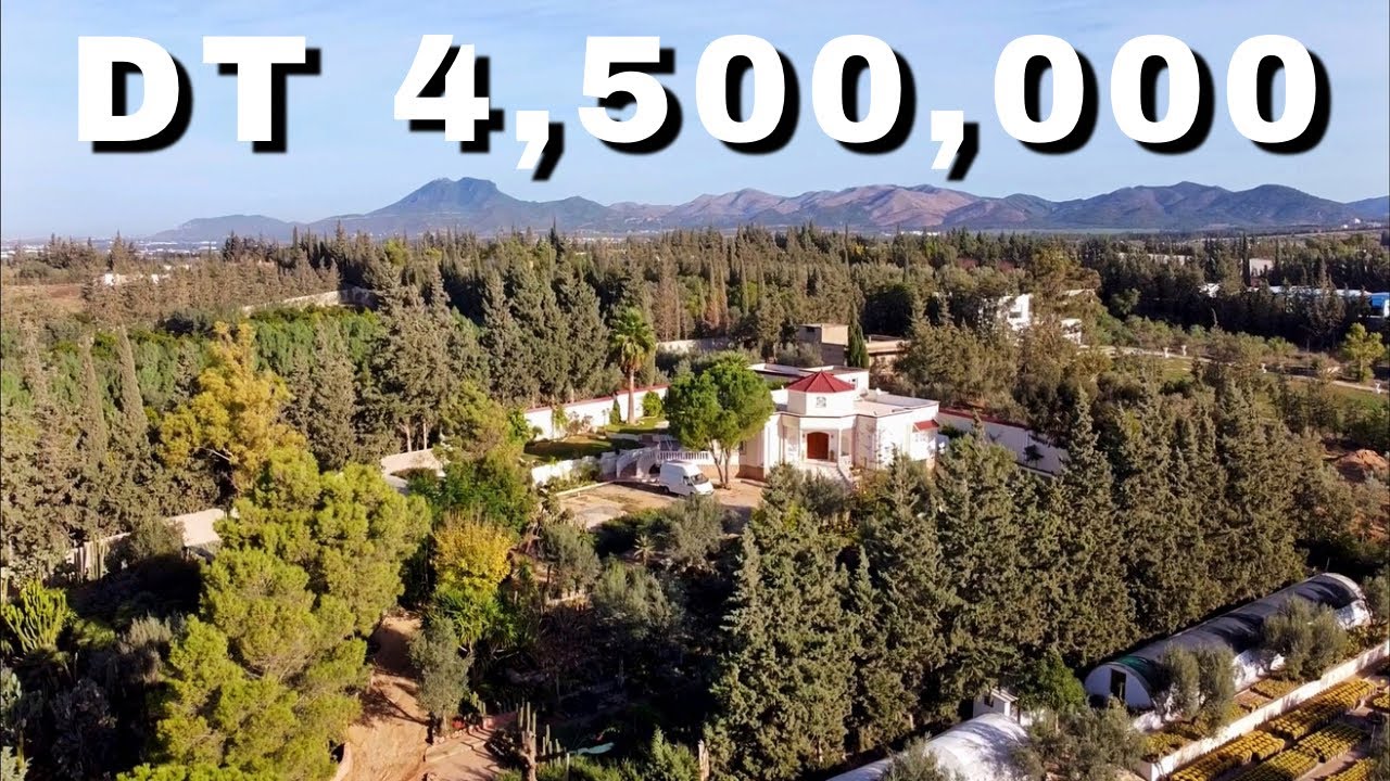 Exoplantes - cactus تغطية مزرعة فريدة من نوعها  مع 2 فيلات فخمة بقيمة 4,5 مليون دينار