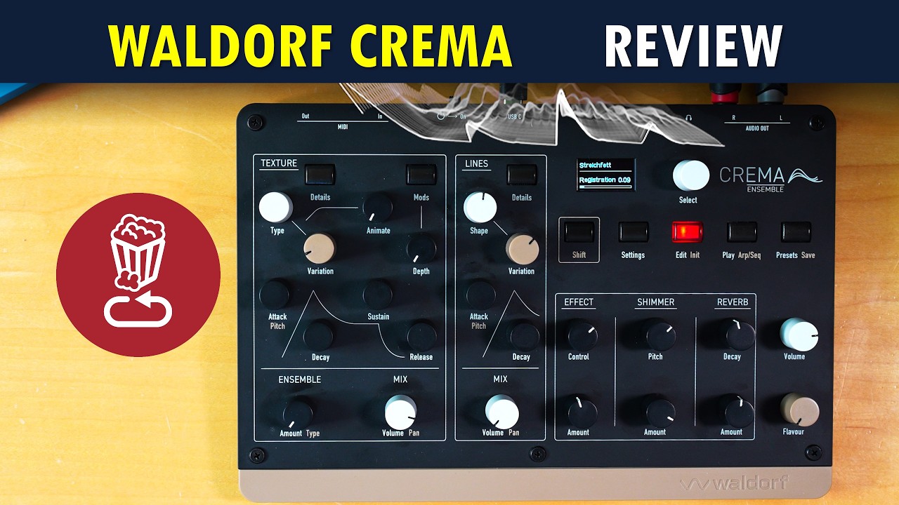 Waldorf Crema // I’m having a hard time describing what kind of synth this is // Review and tutorial