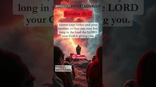 "Exodus 20:12: The Fifth Commandment on Honoring Parents"
