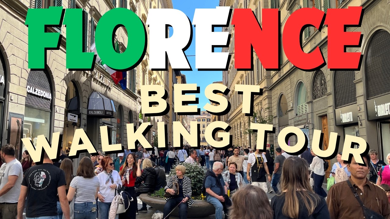 Florence Walking Tour — Complete Sightseeing Route (No Talk, City