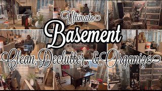 🤫My Dirty Little SecretUltimate Basement Transformation|Basement Declutter and Organize #withme2024