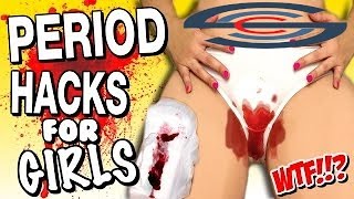 7 Period Life Hacks For Girls In School & College | Period Survival Tips For Teen