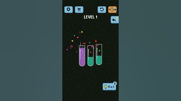 Water Colour Sort Android Game Level 1