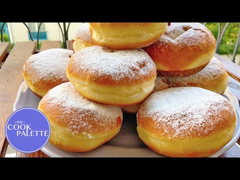 Berliner Tarifi / Alman çöreği Krapfen /Donut / Bomboloni / Tam Ölçülü Tatlı Tarifleri