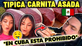 CUBANAS REACCIONAN a TIPICA CARNITA ASADA **EN CUBA NO ES NORMAL COMER CARNE**