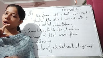 Class IX science 27 08 2021 by Ms Mridulata upadhyay Gravitation