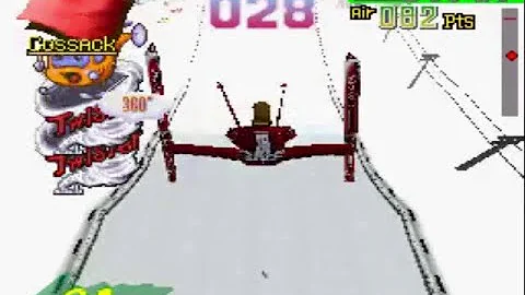[PSX] Downhill Snow (JP) - Tournament Mode Full Playthrough (Hard Difficulty, No Lost, Clean Lap)