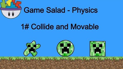 Game Salad Physics 1# Collide and Movable - MAC