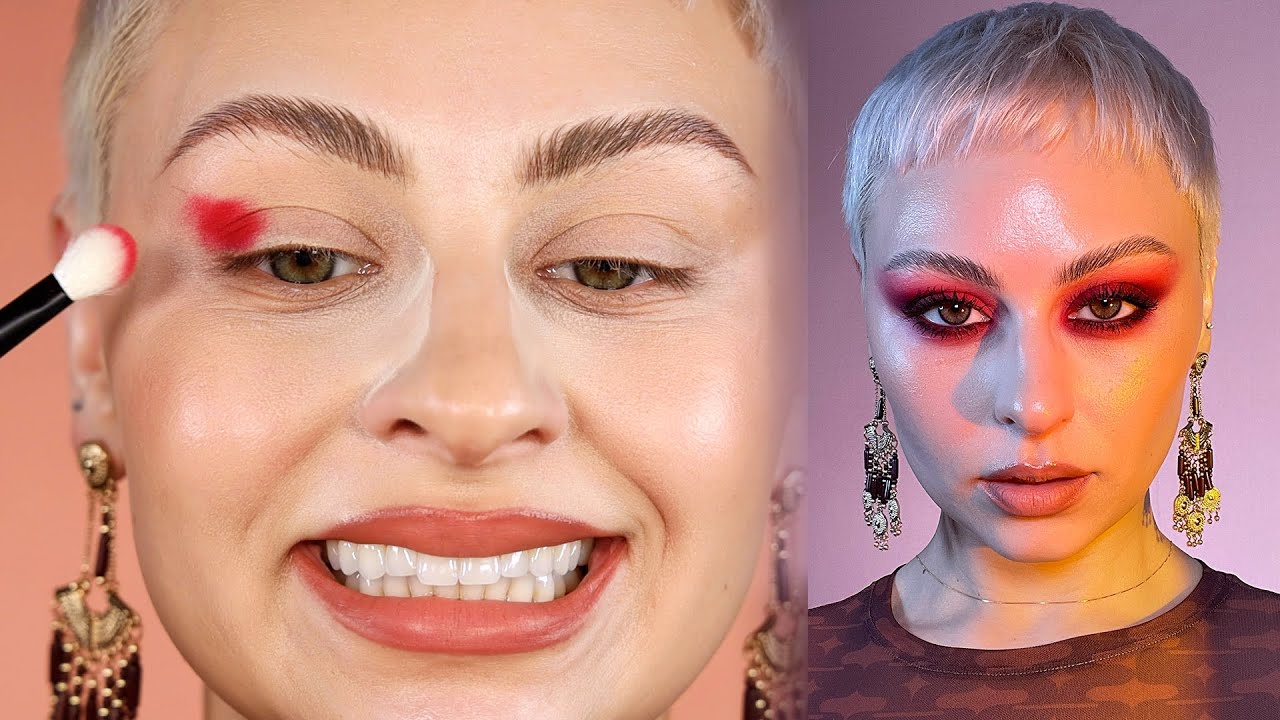 I feel like wearing red eyeshadow