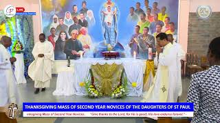 Thanksgiving Mass of Second Year Novices | The Daughters of St. Paul