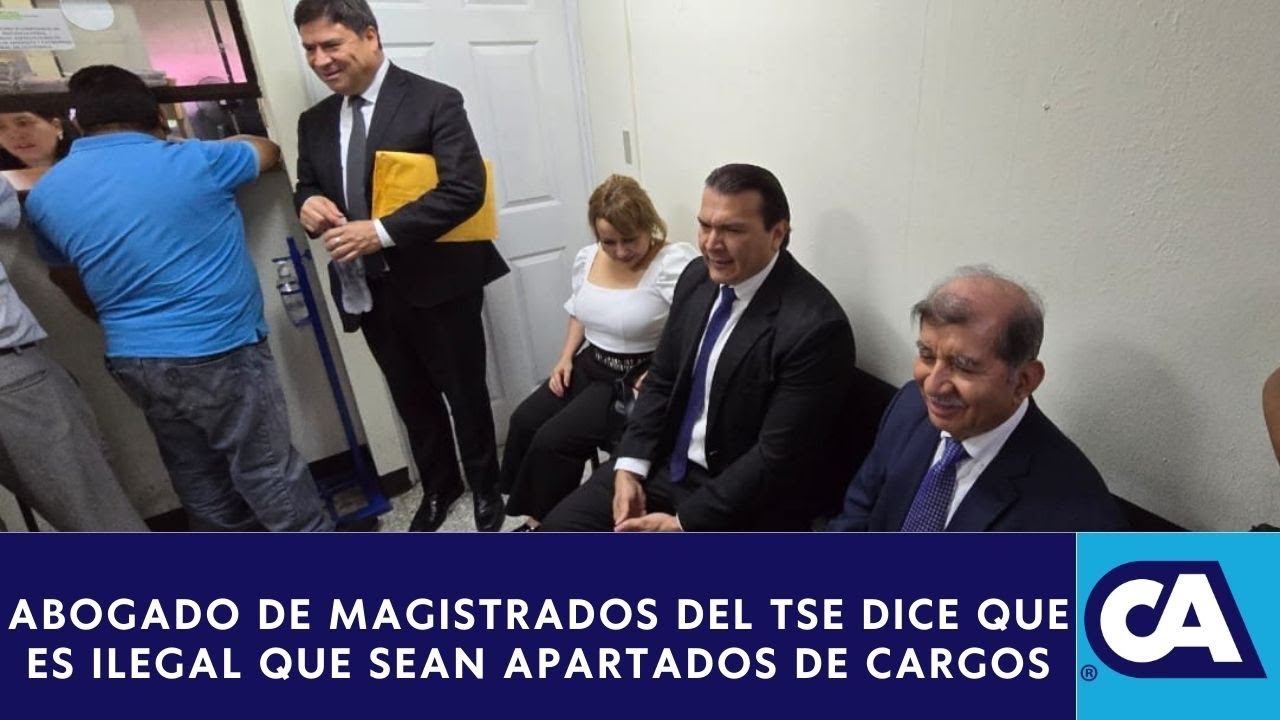 Defensa de magistrados del TSE presenta amparo contra decisión de ...