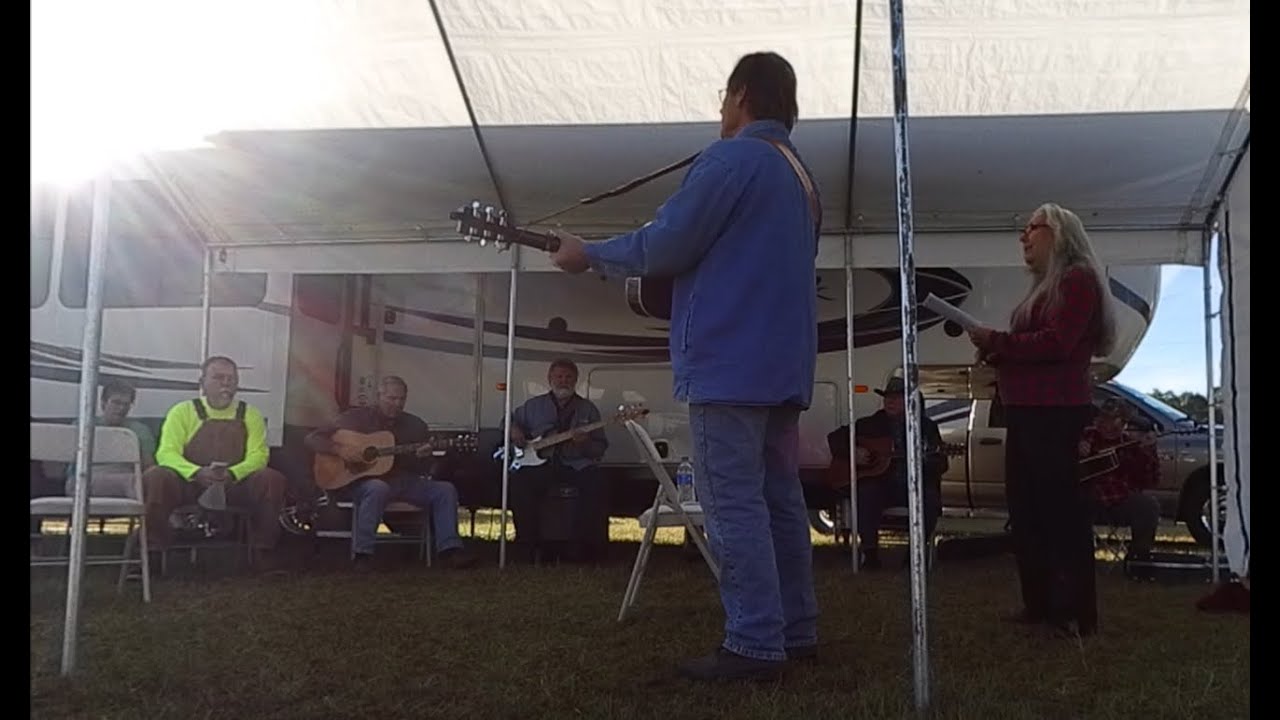 Mike and Mary Robinson - Bluegrass Gospel Sing and Jam - Mossy Oak Music Park, October 24, 2021