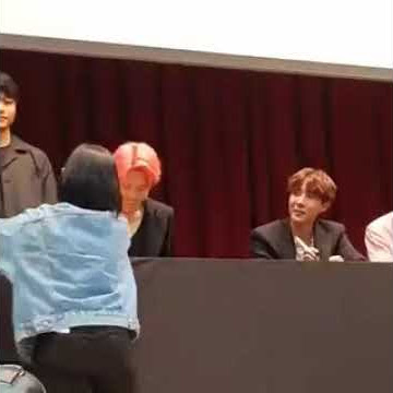 Jimin being shy and singing promise / BTS fansign april 21