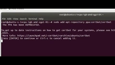 How to fix Certbot - The PPA has been DEPRECATED on ubuntu 20.04
