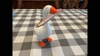 This desk goose is adorable! Perfect gift idea! feliend Desk Goose Key Holder, 7 Inch Desk Goose wit
