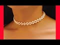 ❤️ HOW TO MAKE // A PEARL NECKLACE // AT HOME // DIY PEARL CHOKER NECKLACE // JOCELYN DIY ❤️
