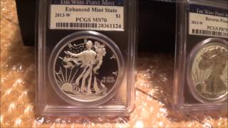 2013 American Eagle West Point Two Coin Silver Set