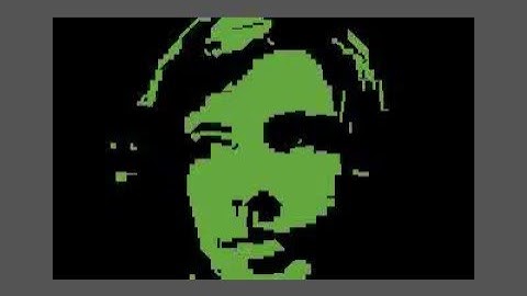 PETSCII face animation
