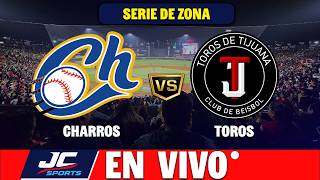 ? CHARROS DE JALISCO VS TOROS DE TIJUANA EN VIVO ⚾ NARRACIÓN ? | MLB ? JC Sports
