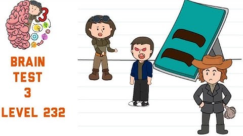 Brain Test 3 Level 232 Find a way to contain Pierre Walkthrough