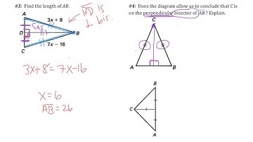 5.2: Use Perpendicular Bisectors