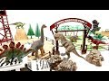 Mega Dinosaurs Park Toys! Jurassic World Zoo Playset For Kids. Dinosaur Toys - colormonsters