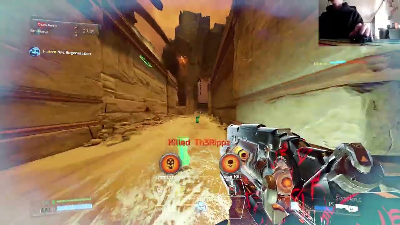 DOOM 2016 MP Deathmatch (cam test)